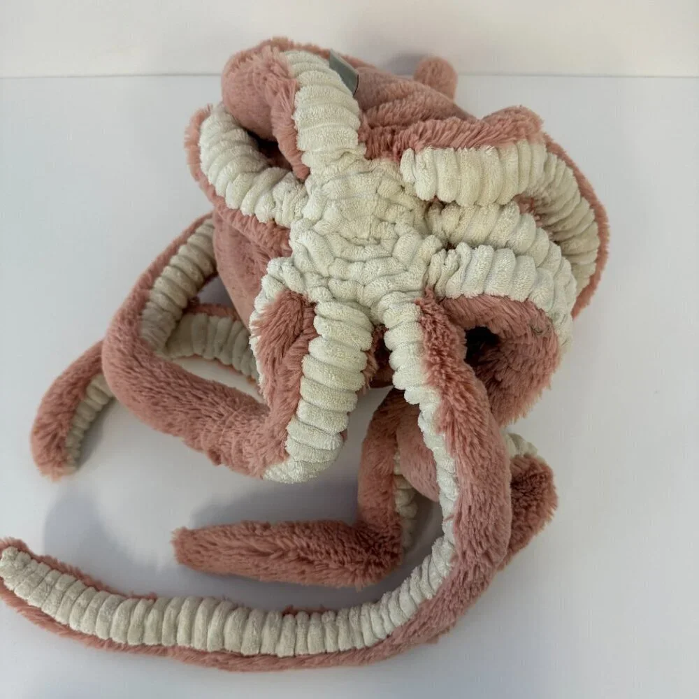 Jellycat Odell Octopus Pink Plush Stuffed Animal Large